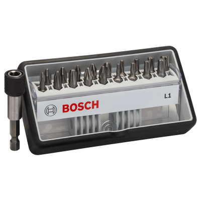 Bosch accessoires bitset | extra hard l1 | robustline | 19-delig | 2607002567 - 2607002567