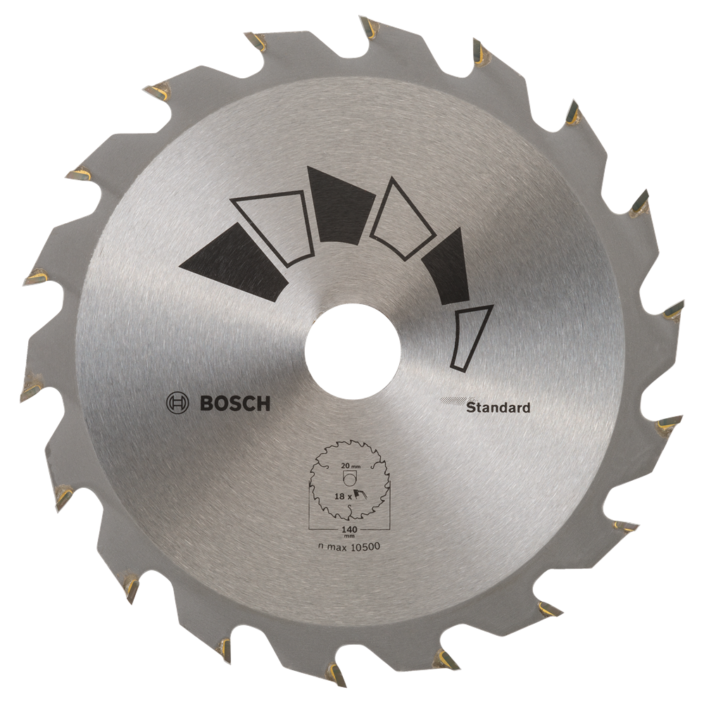 Bosch accessoires cirkelzaagblad standard 140x20 t18 - 2609256b54