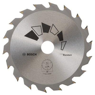 Bosch accessoires cirkelzaagblad standard 140x20 t18 - 2609256b54