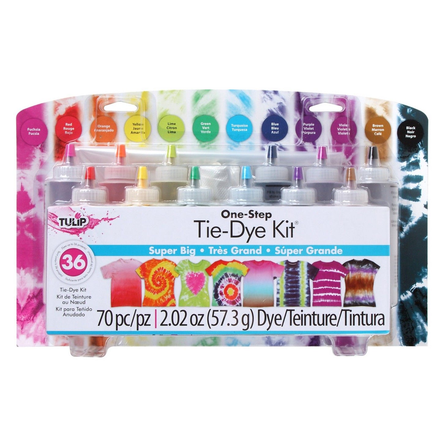 Tulip one-step tie dye tulip • tie-dye kit 12 kleuren super big