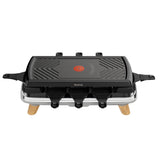 Tefal re610d 3in1 8-persoons raclette zwart rvs hout - afbeelding 4