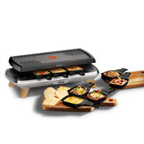 Tefal re610d 3in1 8-persoons raclette zwart rvs hout - afbeelding 3