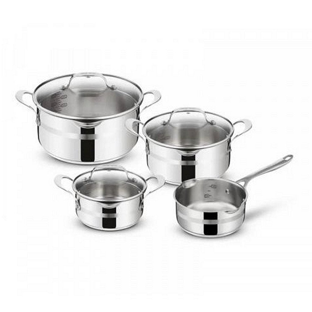 Tefal kookgerei tefal e311s7 jamie oliver cook smart pannenset rvs