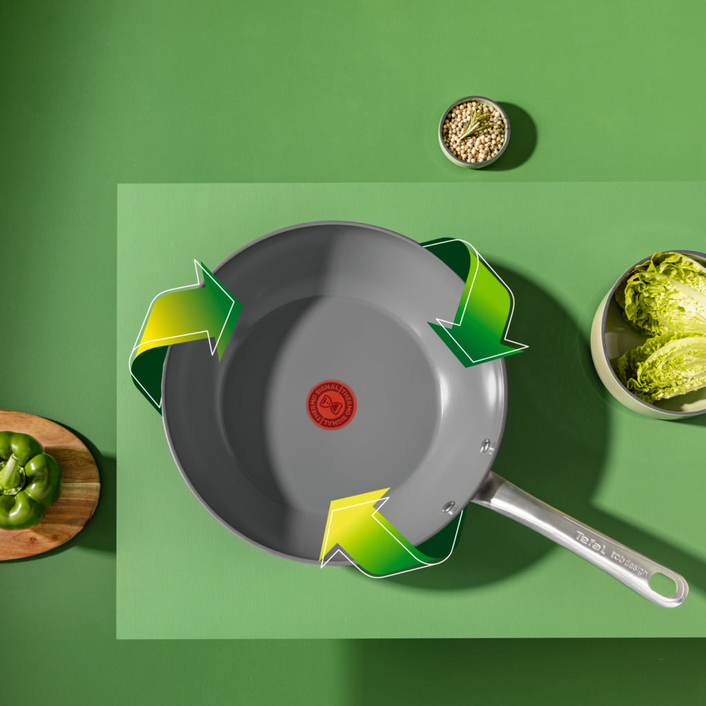 Tefal c42419 renew+ keramische wokpan 28 cm