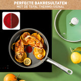 Tefal renew+ hapjespan - ø24 cm - met deksel - keramisch - pfas-vrij - geschikt voor inductie - afbeelding 5