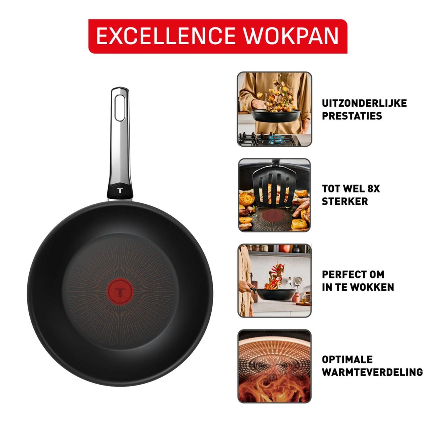 Tefal excellence wokpan ã˜28cm