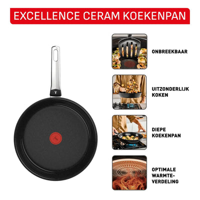 Tefal excellence ceramic koekenpan ø30cm