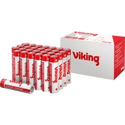 Aaa batterijen viking longlife alkaline 28 stuks