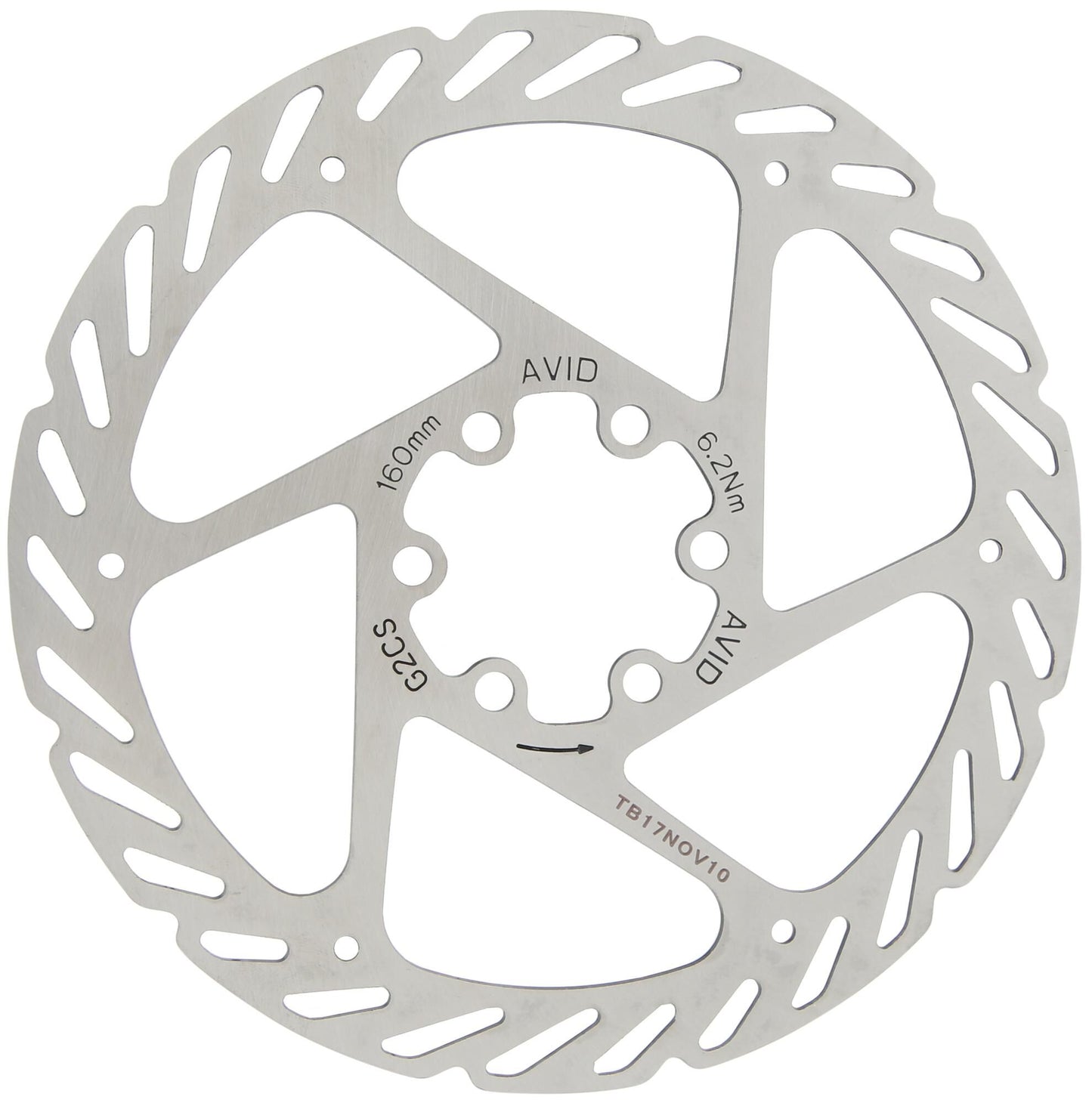 Sram remschijf g2 clean sweep rotor avid g2 clean sweep 160mm
