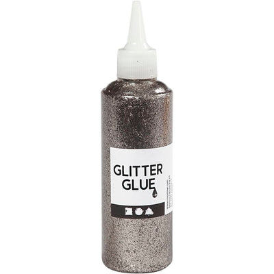 Creativ company glitterlijm, zilver, 118 ml 1 fles