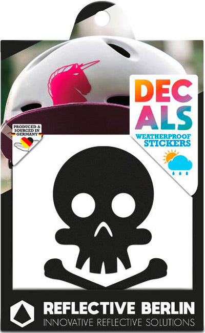 Reflective berlin reflexaufkleber decals refl.strip refl.berlin declas skull black