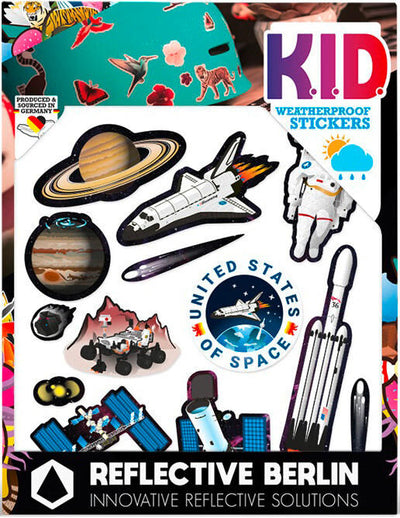 Reflective berlin reflexaufkleber k.i.d. ref.sticker re.berlin kid space