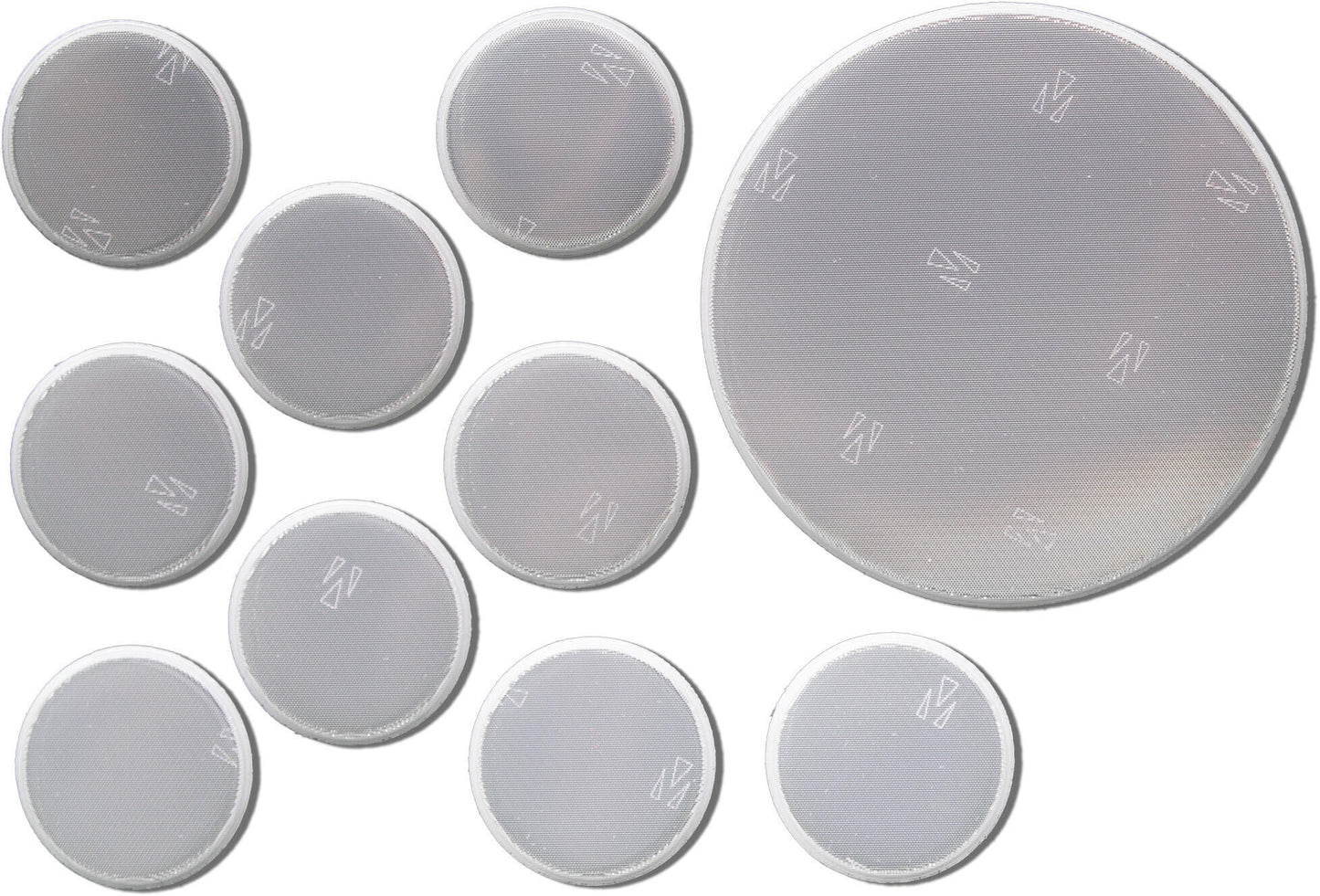 4-act reflex-sticker refl.sticket circles 9pcs.