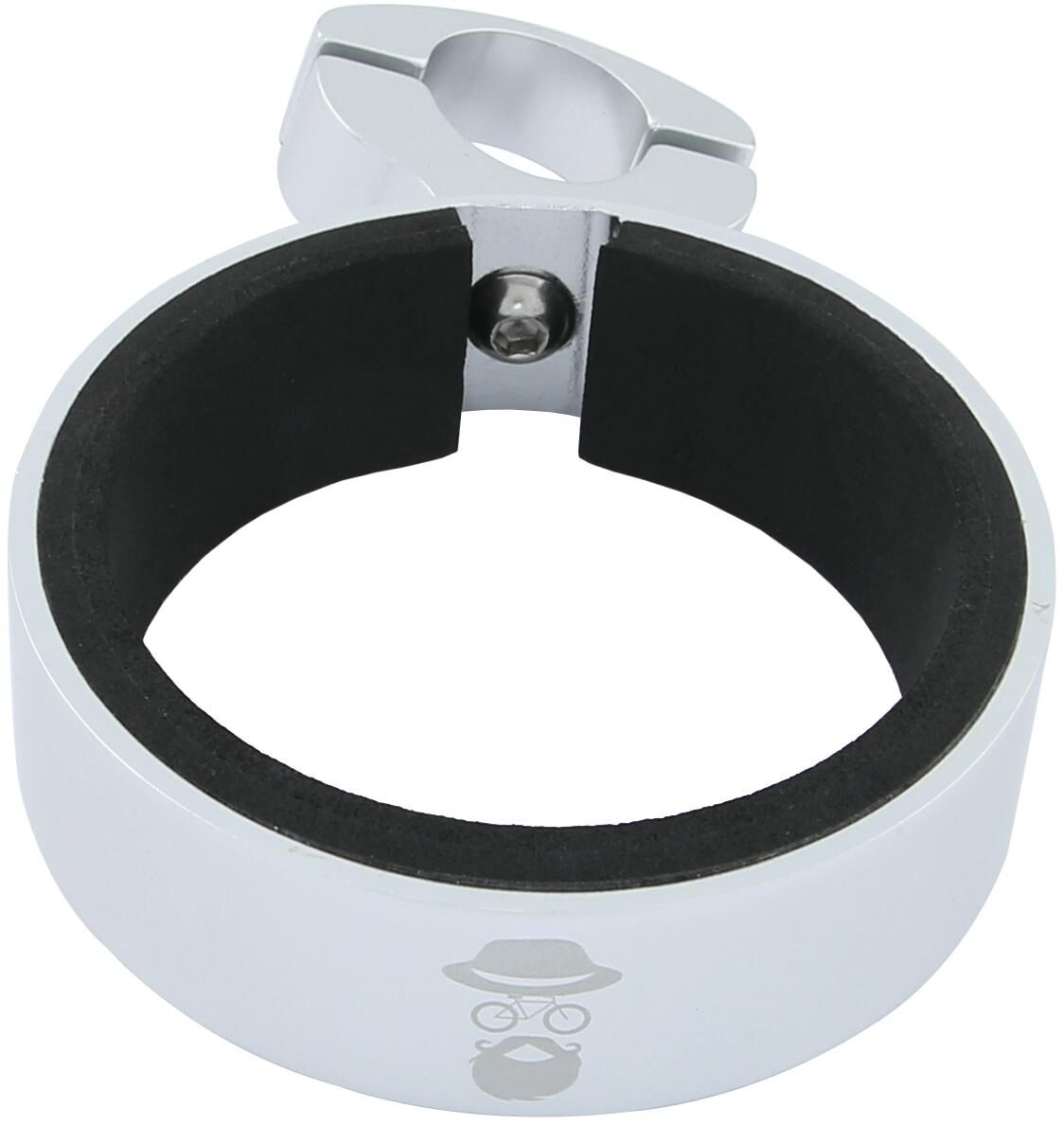 Excelsior bidonhouder bot.cage alu,silver
