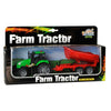 Kids globe tractor met aanhanger licht geluid 1:32