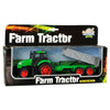 Kids Globe Globe Tractor met Aanhanger Licht Geluid 1:32