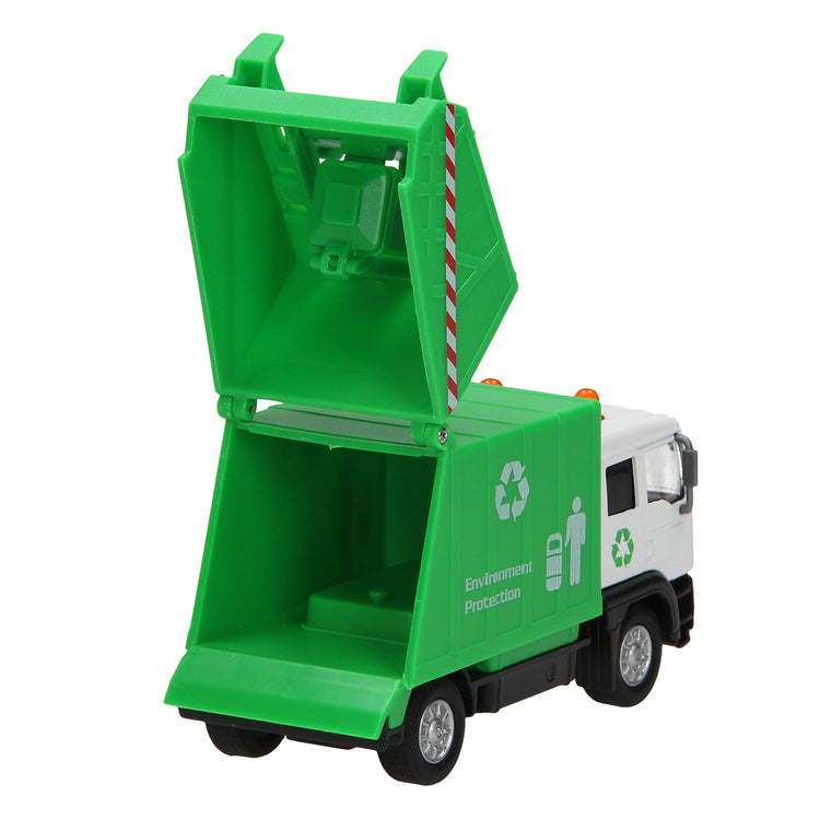 Kids globe vuilniswagen met licht en geluid