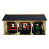 Kids globe landbouwloods hout voor 3 tractoren, 1:16