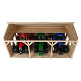 Kids globe landbouwloods hout voor 3 tractoren, 1:16 - afbeelding 3