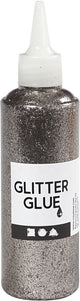 Creativ company glitterlijm zilver, 118ml