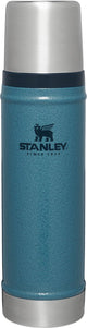 Stanley classic legendary thermosfles 750 ml - houdt 20 uur warm of koud - lekvrij - vaatwasserbestendig - bpa-vrij - voor koffie, thee en meer - roestvrijstalen thermoskan - hammertone lake