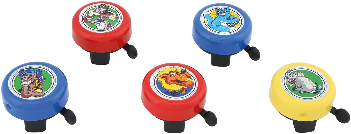 Reich kinder fietsbel crazy animals bell crazy animals colour sorts