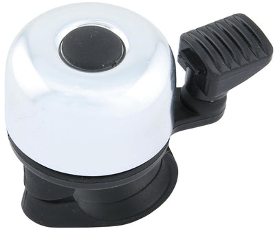 Bike tec more hartje basic mini fietsbel mini bell alu silver