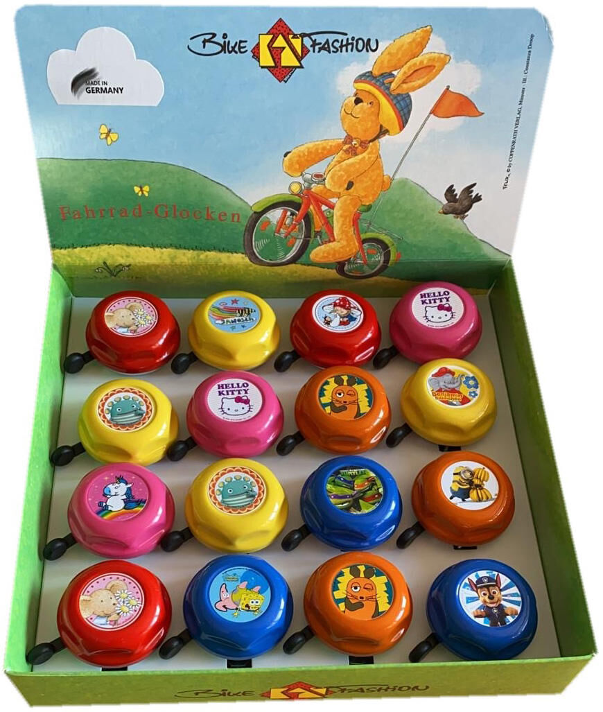 Bike fashion kinder fietsbel bell licence motives sorts