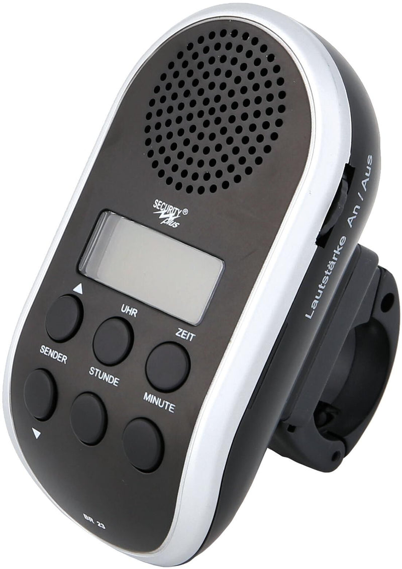 Security plus fahrradradio br23 bike radio br23 black silver