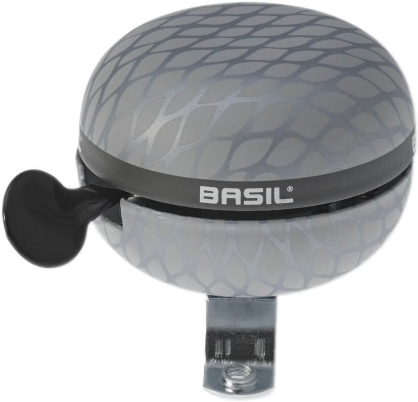 Basil Noir - fietsbel - 60 mm - zilver