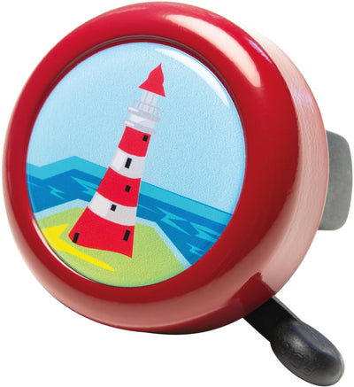 Reich fietsbel leuchtturm bell lighthouse chili red