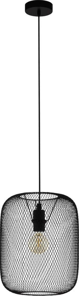 Eglo wrington - hanglamp - e27 - ø 30 cm - zwart