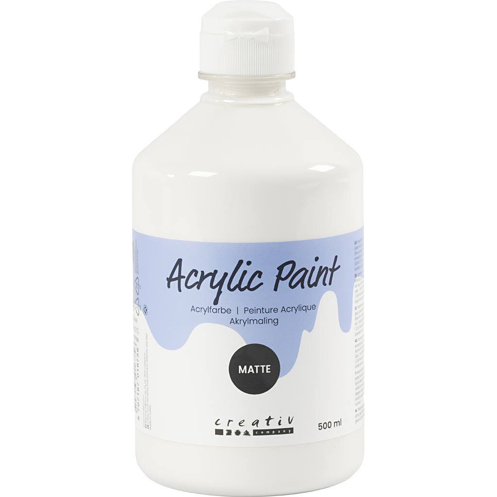 Https: www.cchobby.nl acrylverf-mat-wit-500-ml-1-fles