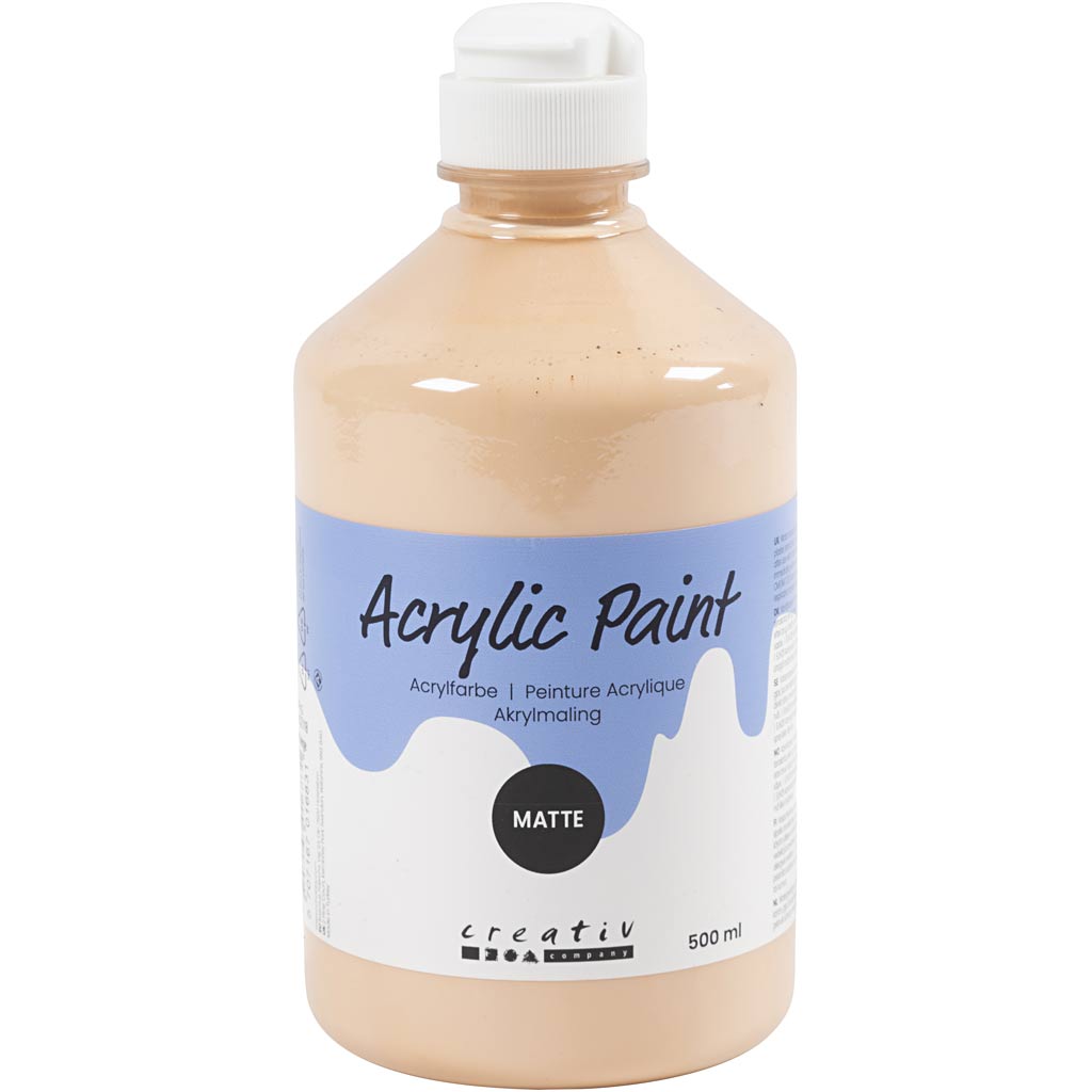 A-color acrylverf, 500 ml, lichtbeige