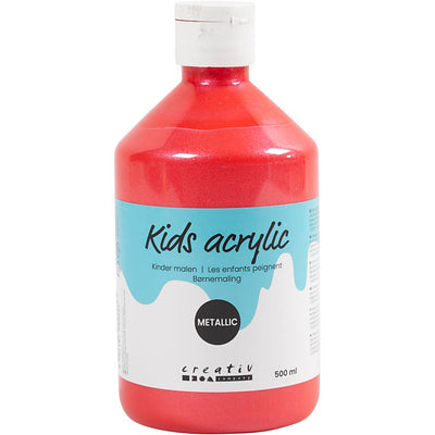 A-color acrylverf metallic, metallic, rood, 500 ml 1 fles