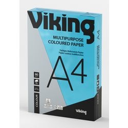 Gekleurd papier od 80g m2 a4 intense kleur blauw