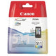 Cartridge canon cli-511 cyaan magenta geel