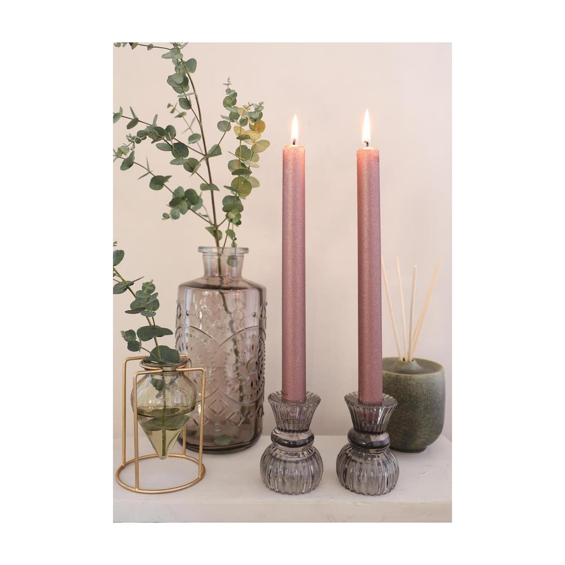 Ideas 4 seasons dinerkaars bliss roze set a 3 stuks ã˜2,2xh25cm