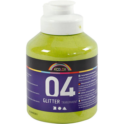 Creativ company https: www.cchobby.nl acrylverf-met-glitters-lime-groen-500-ml-1-fles
