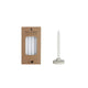Ideas 4 seasons kaarsen h14cmxø1.2cm mini wit set a 12 stuks