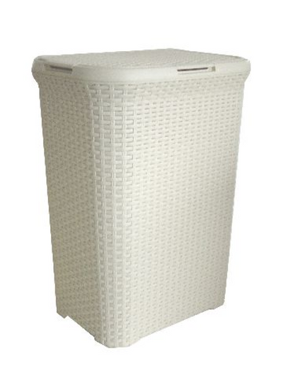 Curver style wasbox 60 liter vintage wit
