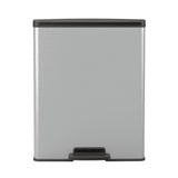 Curver decobin pedaalemmer 65l zilver metallic - afbeelding 1