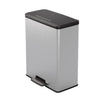 Curver decobin pedaalemmer 65l zilver metallic