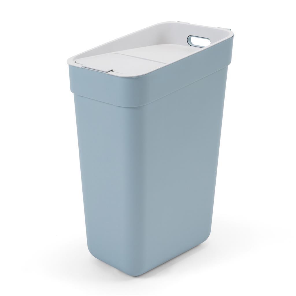 Curver ready to collect prullenbak 30l blauw lichtgrijs