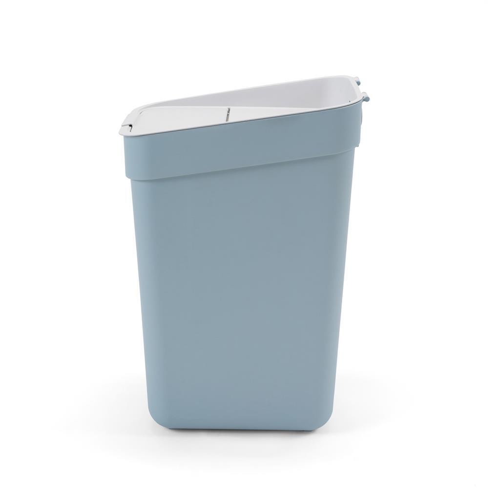 Curver ready to collect prullenbak - 30 liter - blauw lichtgrijs