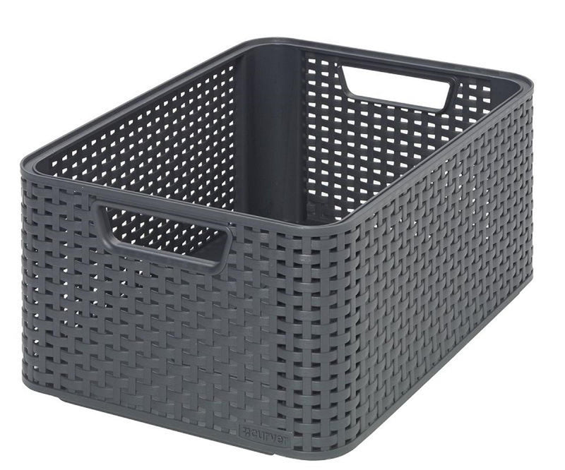 Curver style mand m stapelbaar antraciet