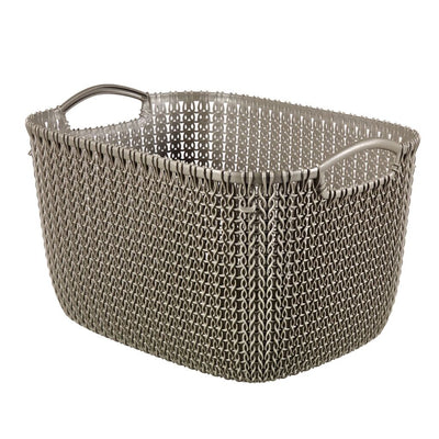 Curver opbergmand knit-look 19l bruin