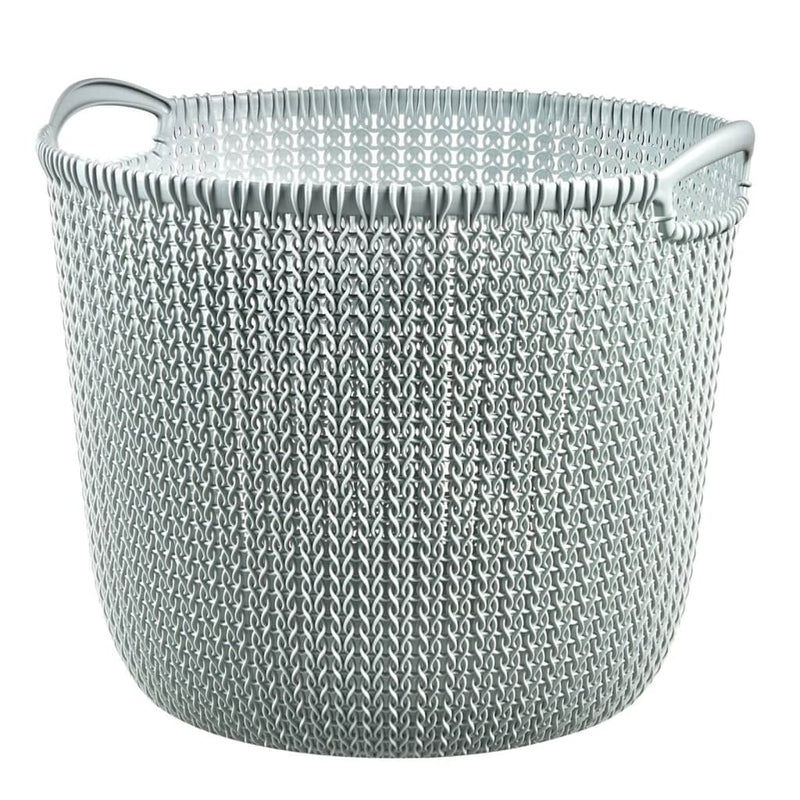 Curver opbergmand knit rond l 30 l mistblauw