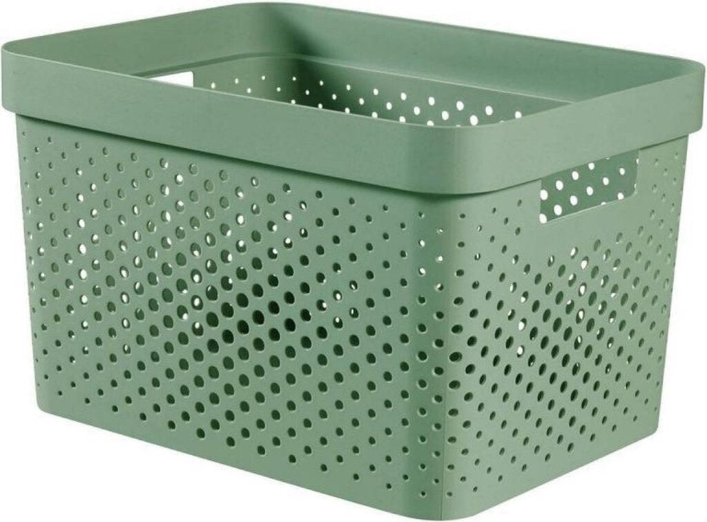 Curver Curver Infinity Recycled Dots Opbergbox 17 liter Groen