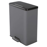 Curver pedaalemmer deco duo 26+26 l koelgrijs - afbeelding 2
